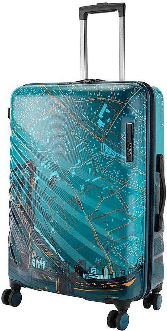 Safari SAFARI Large Check-in Suitcase (81 cm) 8 Wheels - Brooklyn - Teal