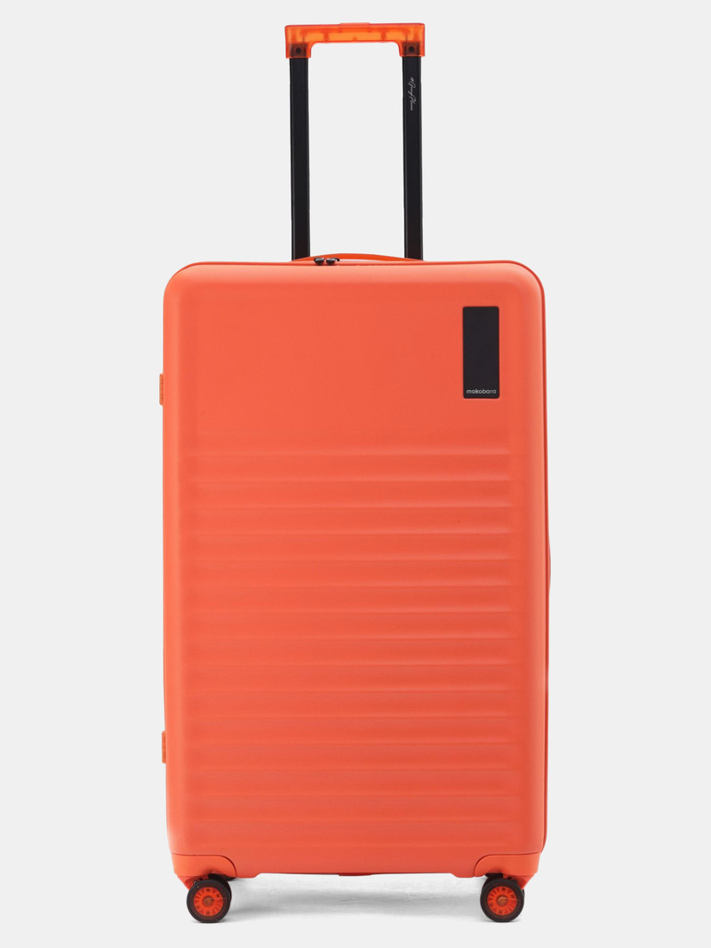 Mokobara Mokobara Check-in Suitcase (76.5 cm) 8 Wheels - The Aisle Trunk - Check-in Large - Orange