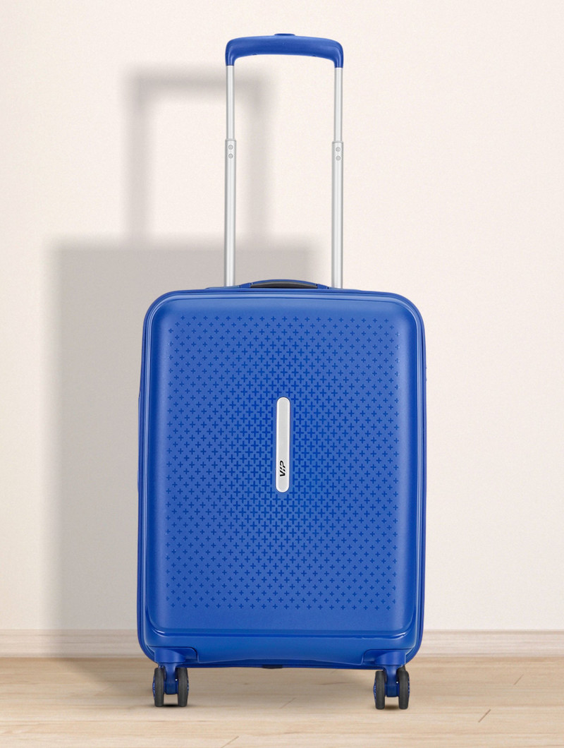VIP VIP Small Cabin Suitcase (57 cm) 8 Wheels - Stargaze Active 55 - Hardbody Trolley Bag With TSA Lock - Blue