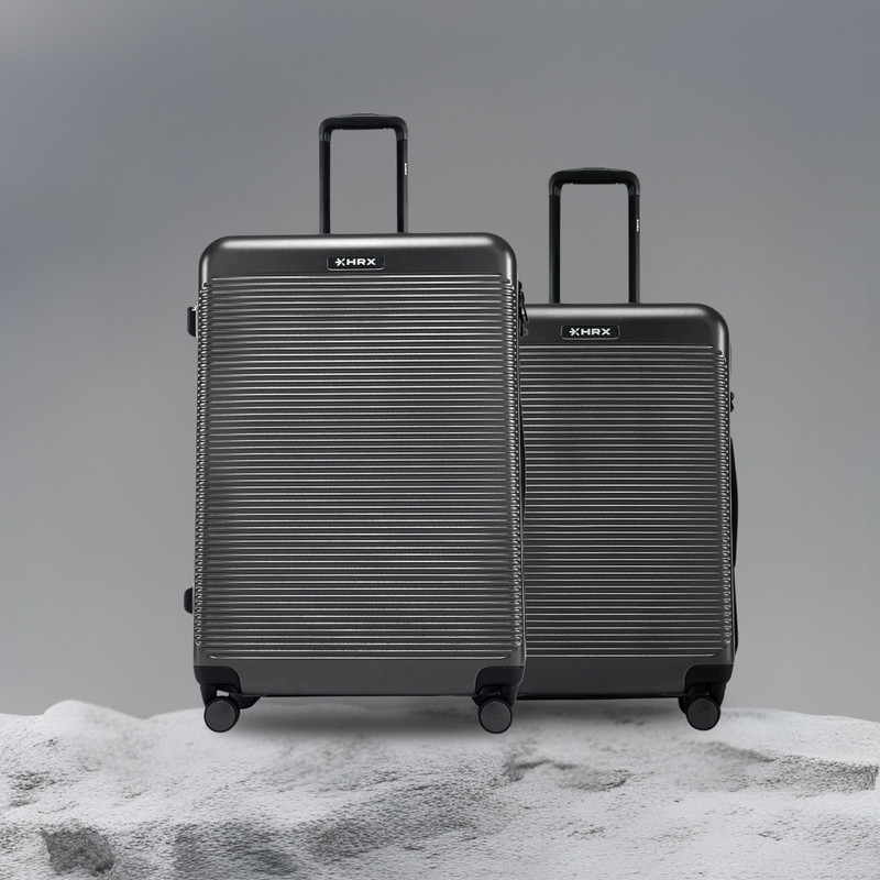 HRX HRX Hard Body Set of 2 Luggage 8 Wheels - Grit Set of 2 (Small 58cm | Medium 65cm)