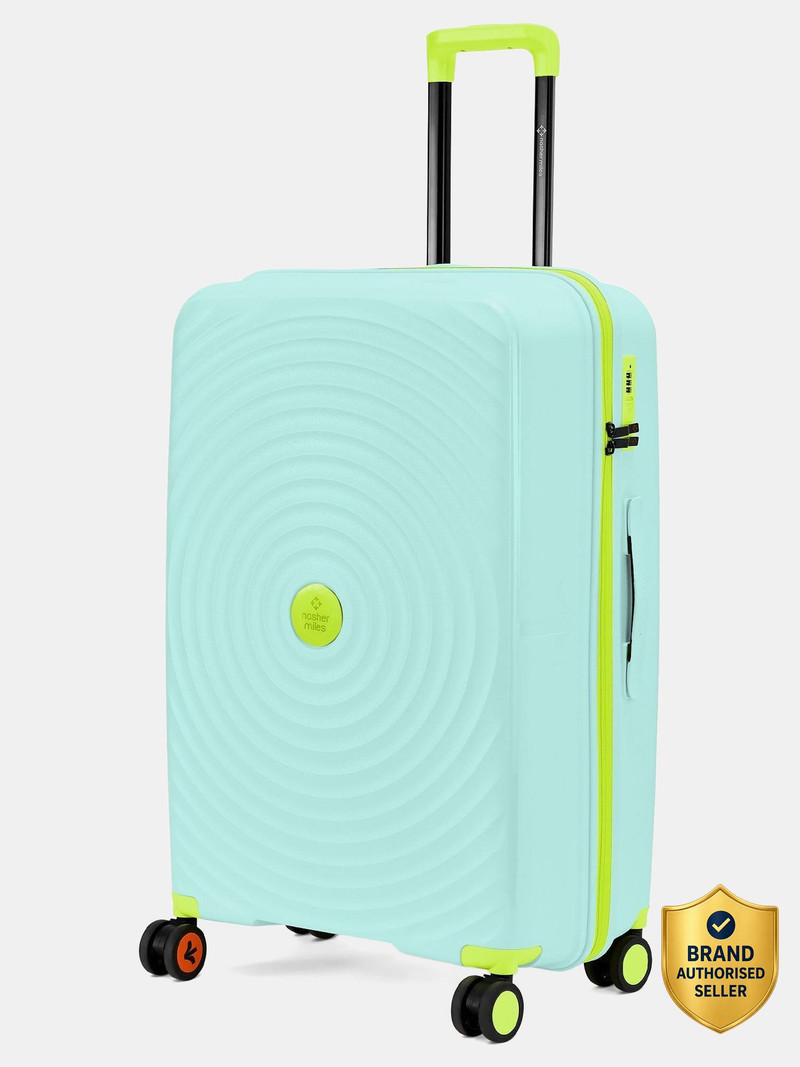 Nasher Miles NASHER MILES Large Check-in Suitcase (75 cm) 8 Wheels - Goa Polypropylene Hard-Sided 28 inch Spinner Trolley Bag for Travel \u0026 Business