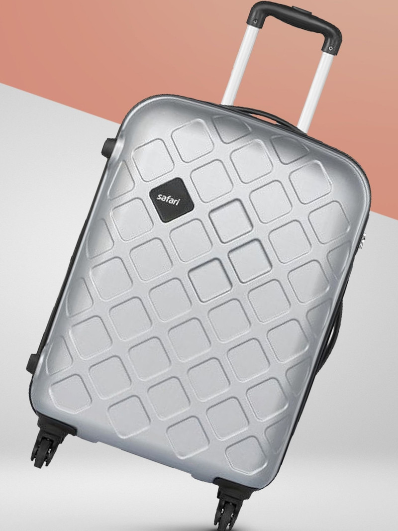 Safari SAFARI Medium Check-in Suitcase (66 cm) 4 Wheels - MOSAIC 65 - Silver