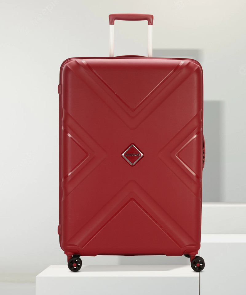 American Tourister AMERICAN TOURISTER Small Cabin Suitcase (55 cm) 4 Wheels - Red 57 CM bags - Red