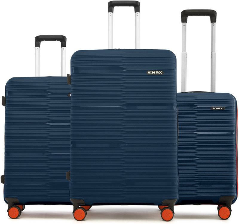 HRX HRX Hard Body Set of 3 Luggage 8 Wheels - Zanzibar 3 (Small 58cm | Medium 66cm | Large 75cm)