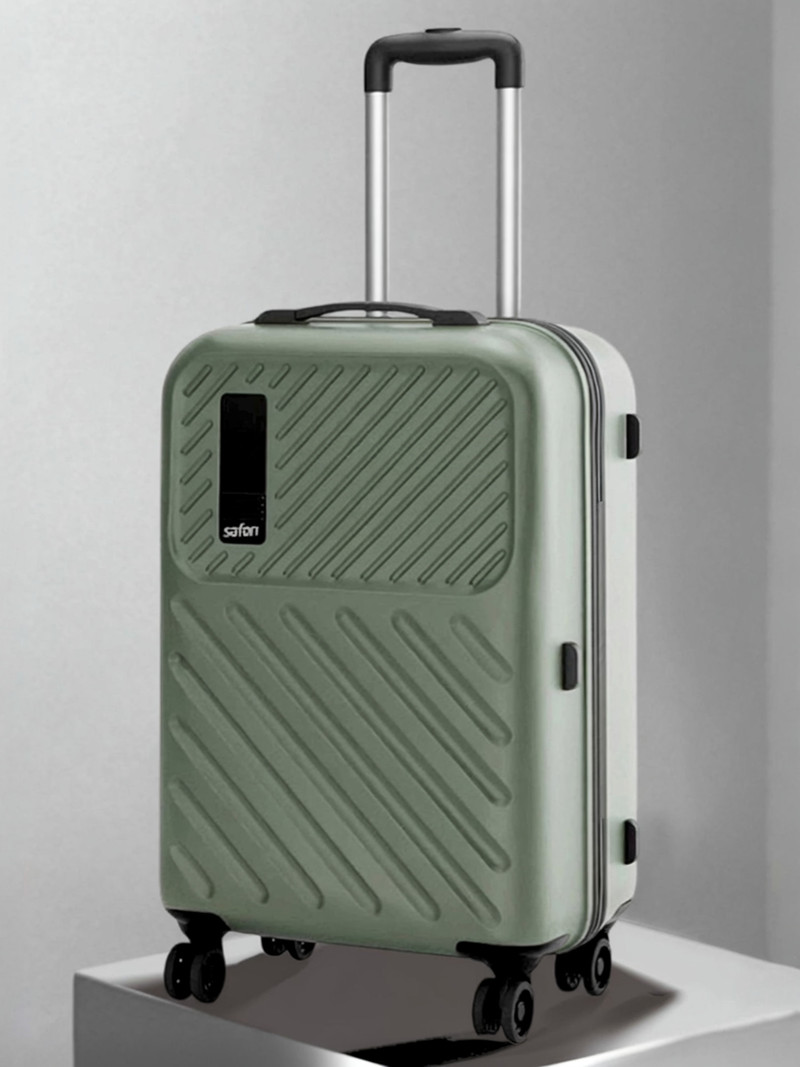 Safari SAFARI Hard Body Set of 2 Luggage 8 Wheels - ZODIAC of 2 (Small 56cm | Medium 66cm) 4W - Dark Green