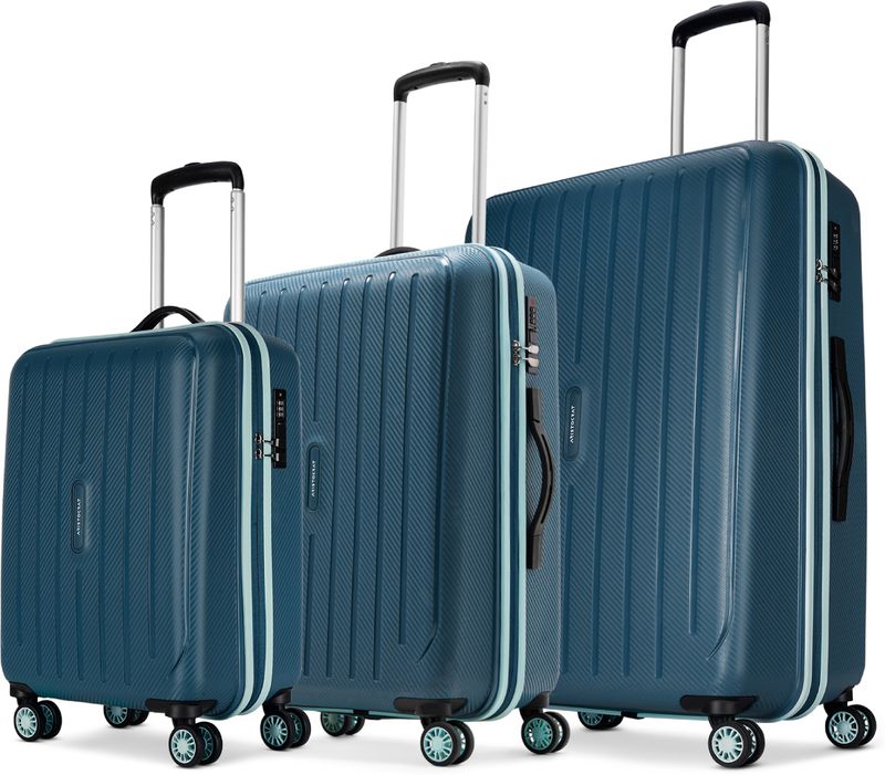ARISTOCRAT Photon Max 3-Piece Hard Side Luggage, Blue - Image 2