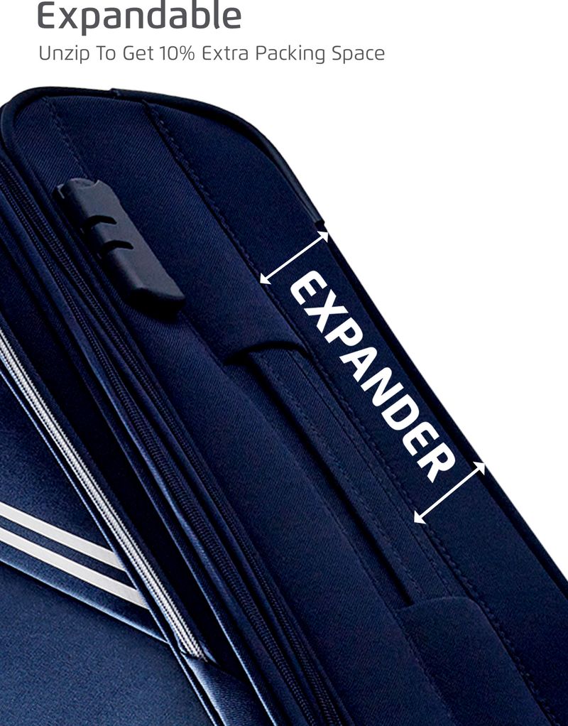 SAFARI Swift Neo 59 cm 8-Wheel Blue Cabin Suitcase - Image 5