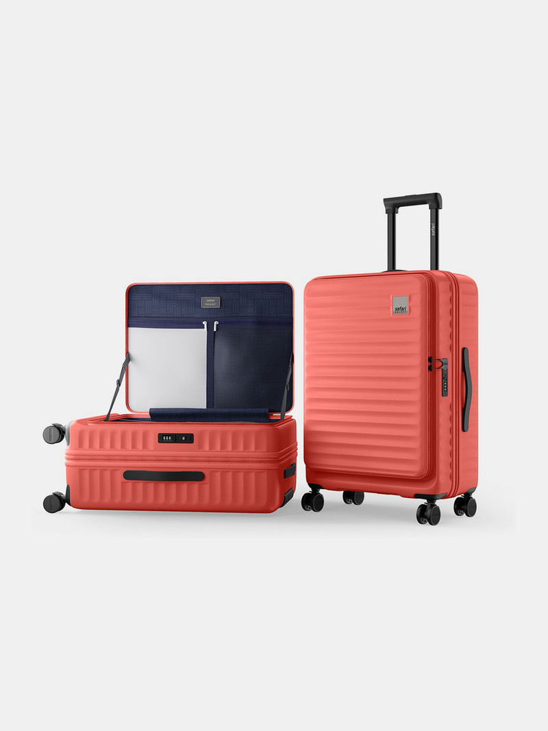 Safari SAFARI Medium Check-in Suitcase (67.5 cm) 8 Wheels - Froniq 68 - Red