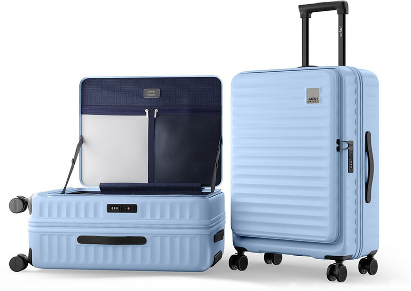 Safari SAFARI Medium Check-in Suitcase (67.5 cm) 8 Wheels - Froniq 68 - Grey