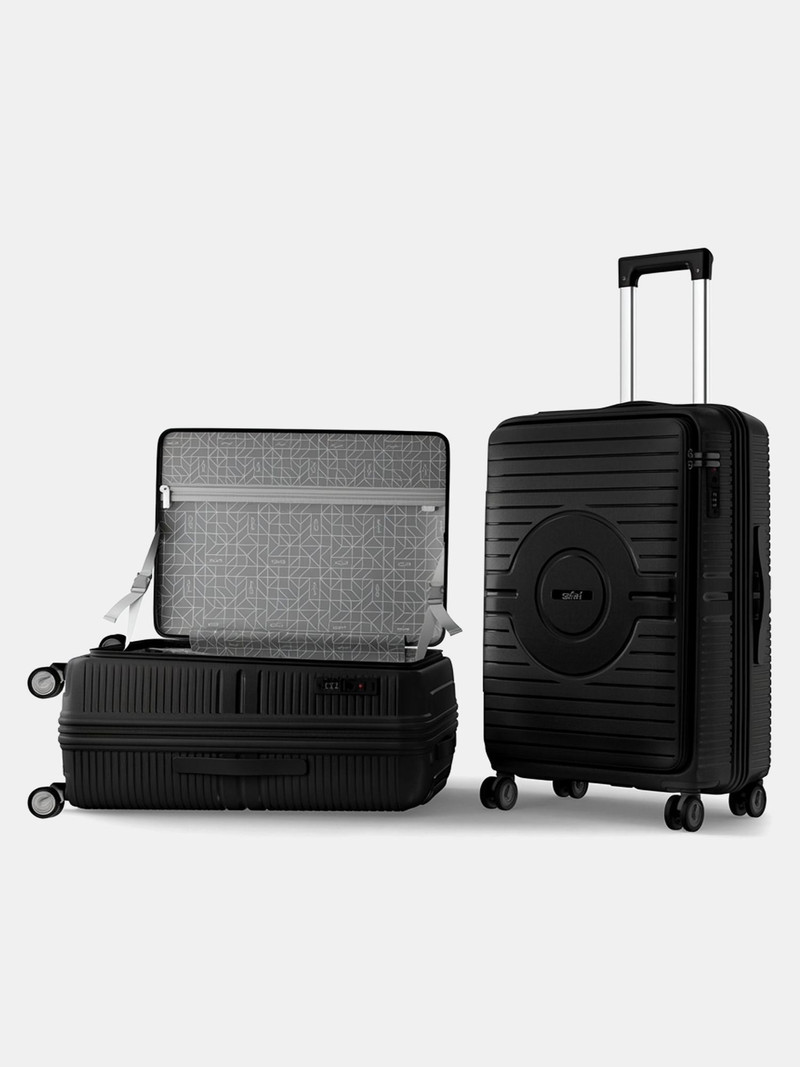 Safari SAFARI Medium Check-in Suitcase (67 cm) 8 Wheels - Trident 67 - Black