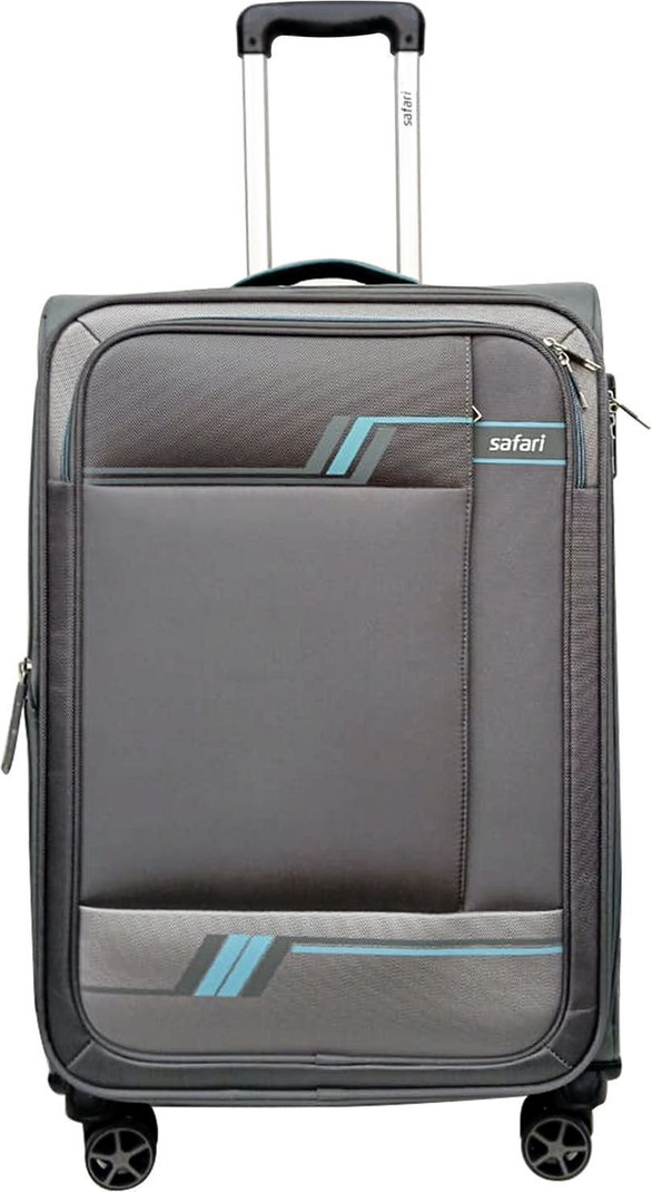 Safari SAFARI Large Check-in Suitcase (81 cm) 8 Wheels - STREAM - Grey