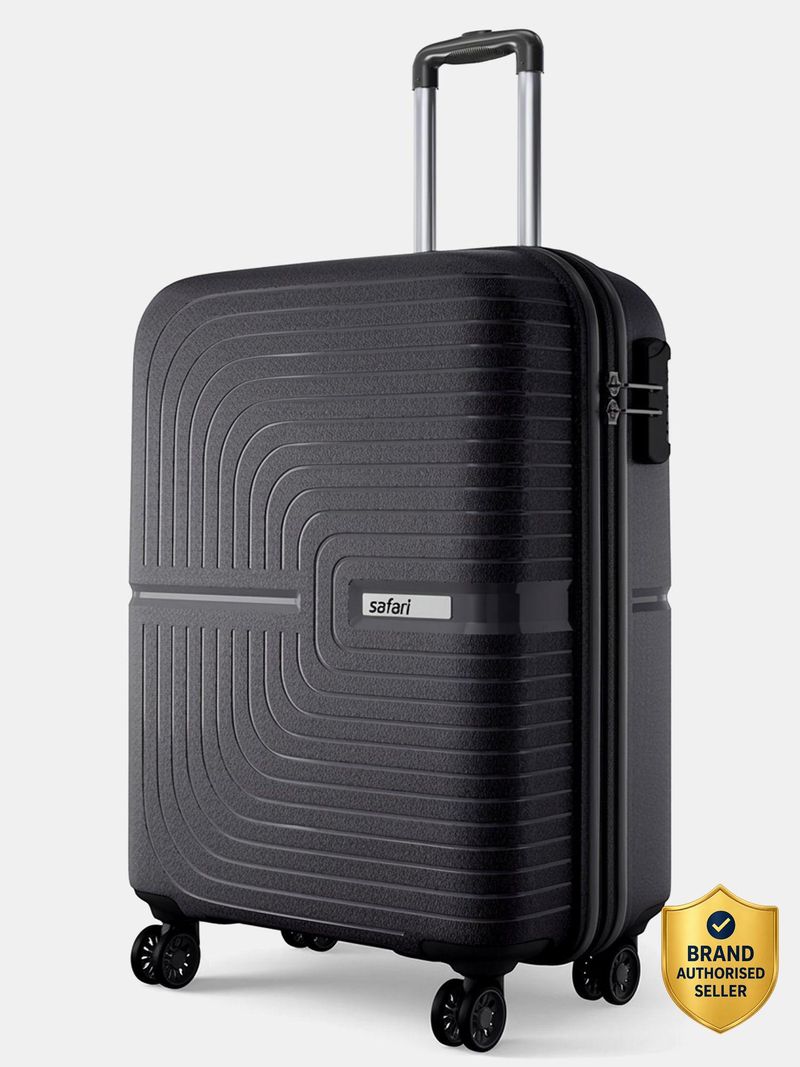 SAFARI Eclipse Neo 55 Black 8 Wheels Suitcase - Image 2