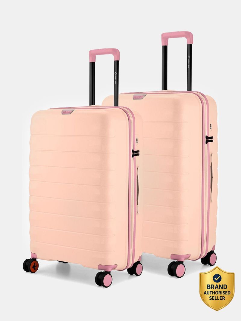 Nasher Miles NASHER MILES Hard Body Set of 2 Luggage 8 Wheels - Salzburg Hard-Sided Polypropylene Luggage Set of 2 Trolley Bag for Travel