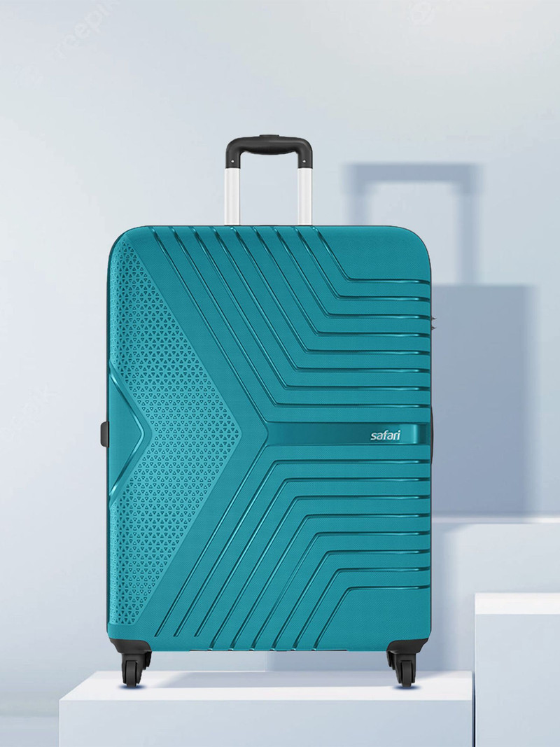 Safari SAFARI Hard Body Set of 3 Luggage 4 Wheels - ZENO Set of 3 (Small 55cm | Medium 66cm | Large 75cm) 4W - Teal