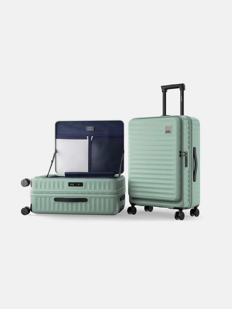 Safari SAFARI Medium Check-in Suitcase (67.5 cm) 8 Wheels - Froniq 68 - Green