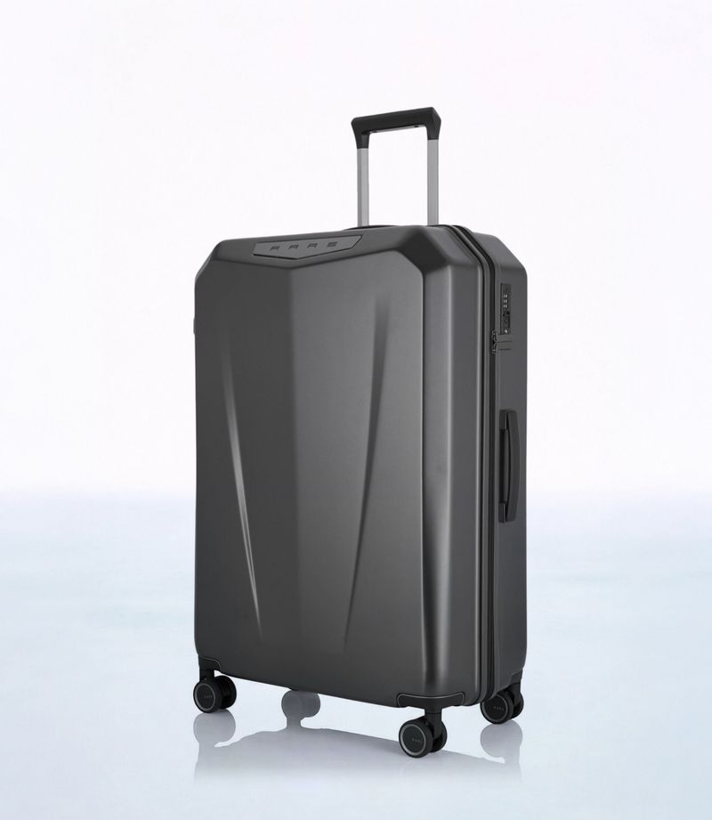 Rare Rabbit Rare Rabbit Medium Check-in Suitcase (66 cm) 8 Wheels - Gallardo - Grey