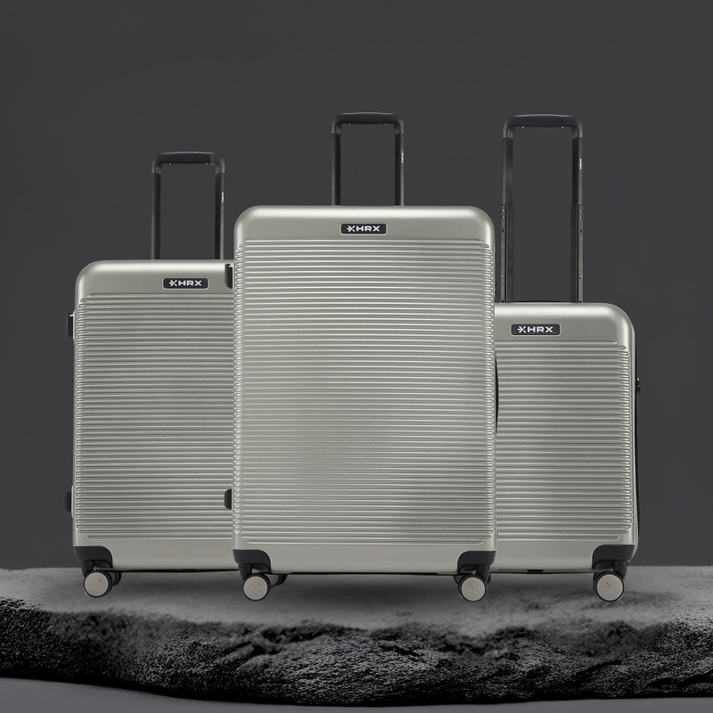HRX HRX Hard Body Set of 3 Luggage 8 Wheels - Grit Set of 3 (Small 58cm | Medium 66cm | Large 75cm)