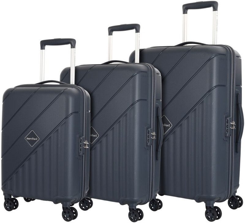 Kamiliant by American Tourister Combination Lock-Endure(Small 55Cm|Medium 68Cm|Large 79Cm) Expandable  Cabin & Check-in Set 8 Wheels - 30 inches