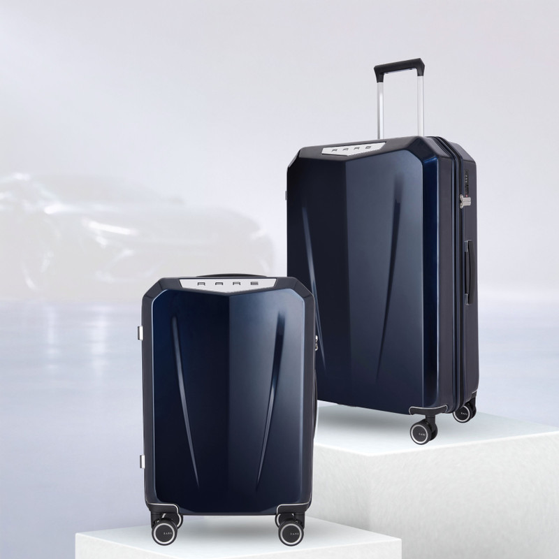 Rare Rabbit Rare Rabbit Hard Body Set of 2 Luggage 8 Wheels - Gallardo - Blue