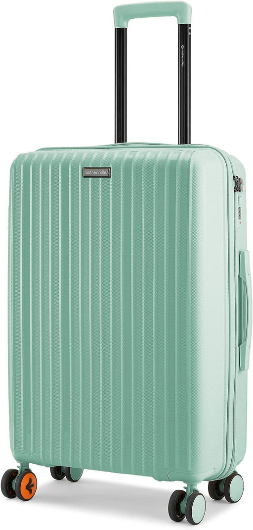 Nasher Miles NASHER MILES Medium Check-in Suitcase (65 cm) 8 Wheels - Pondicherry Hardside Polypropylene Mint Green Trolley - Green