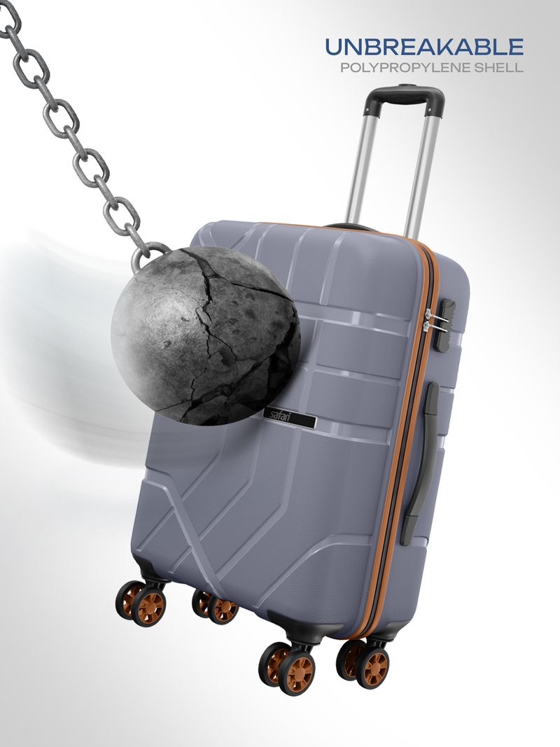 SAFARI Medium Check-in Suitcase 65 cm 8 Wheels Brown - Image 3