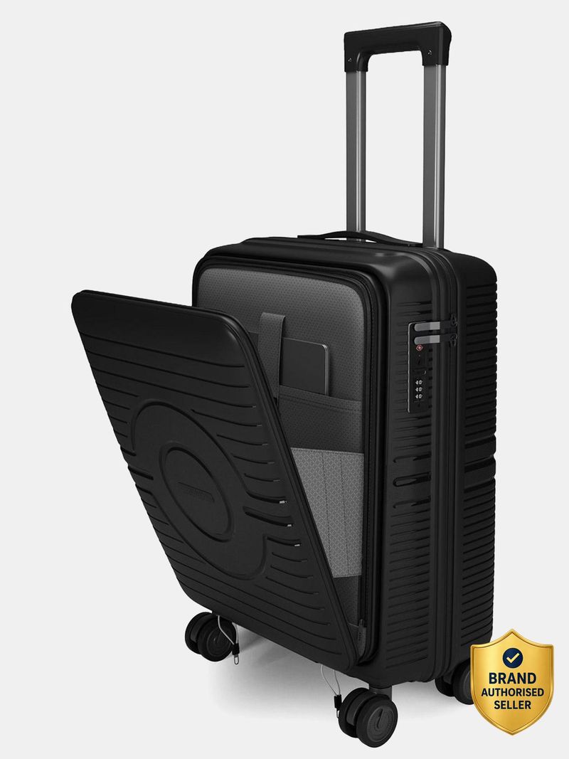 SAFARI Trident 57 Black 8-Wheel Cabin Suitcase 57cm - Image 2