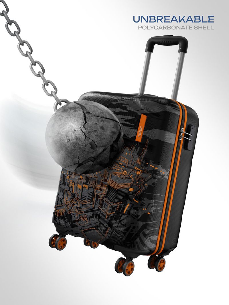 SAFARI ARKHAM 77 cm 8-Wheel Suitcase - Black - Image 3