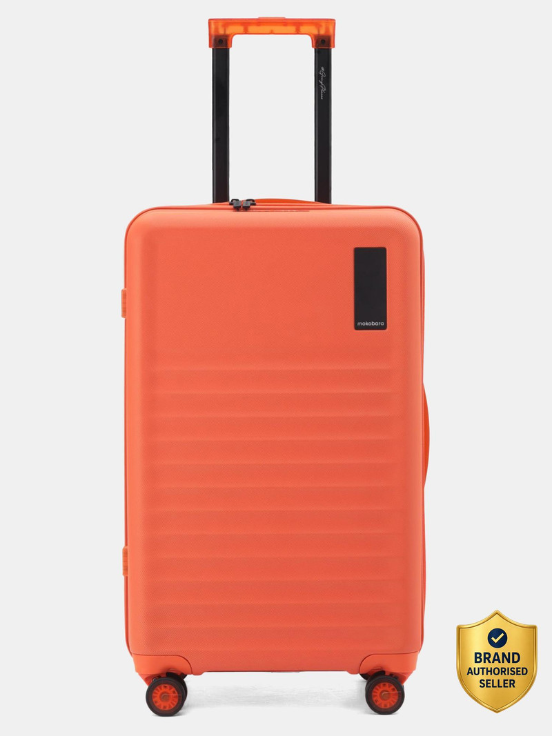 mokobara medium check-in suitcase (65 cm) 8 wheels - the aisle trunk - check-in - orange
