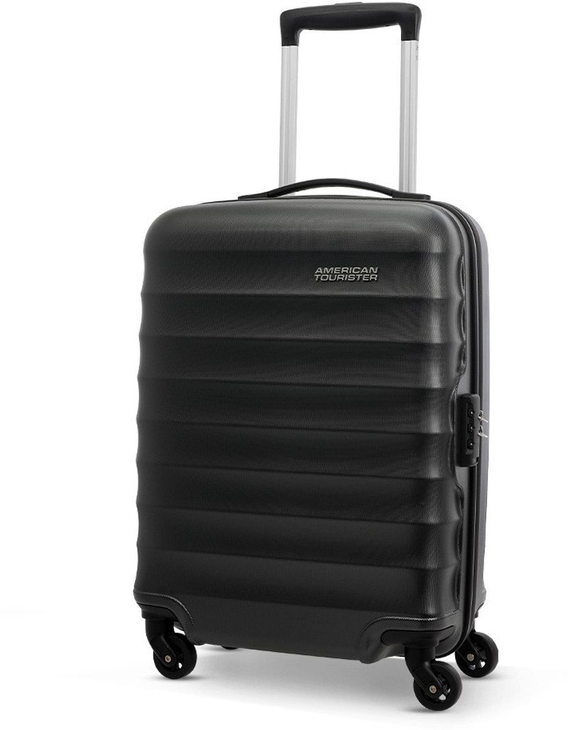 American Tourister AMERICAN TOURISTER Small Cabin Suitcase (55 cm) 4 Wheels - Barcelona Spinner 55 CM Gunmetal - Grey