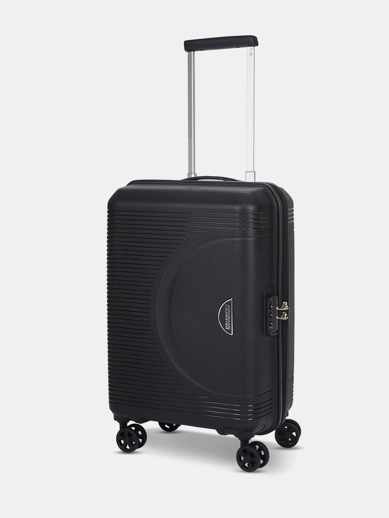 American Tourister AMERICAN TOURISTER Small Cabin Suitcase (55 cm) 8 Wheels - Combination Lock-Hemis - Black