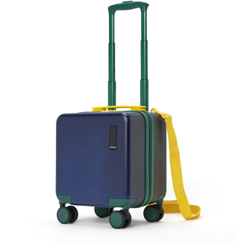 Mokobara Mokobara Small Cabin Suitcase (38 cm) 8 Wheels - The Moko Blocks - Blue