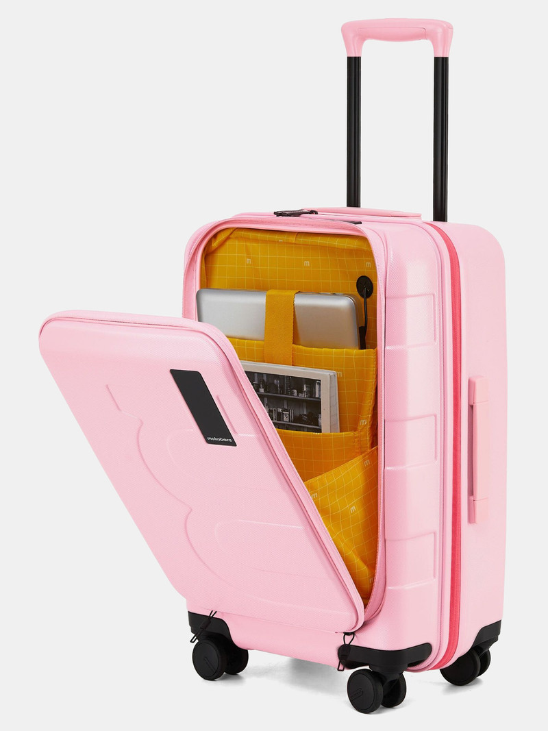 Mokobara Mokobara Small Cabin Suitcase (56 cm) 8 Wheels - The Em Cabin Pro - Pink