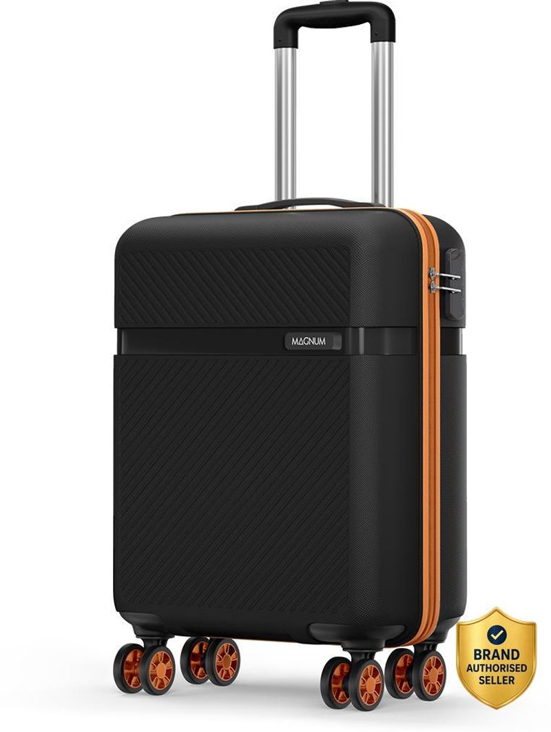 Magnum by Safari Fury 55 4W Black Tan Suitcase - Image 2