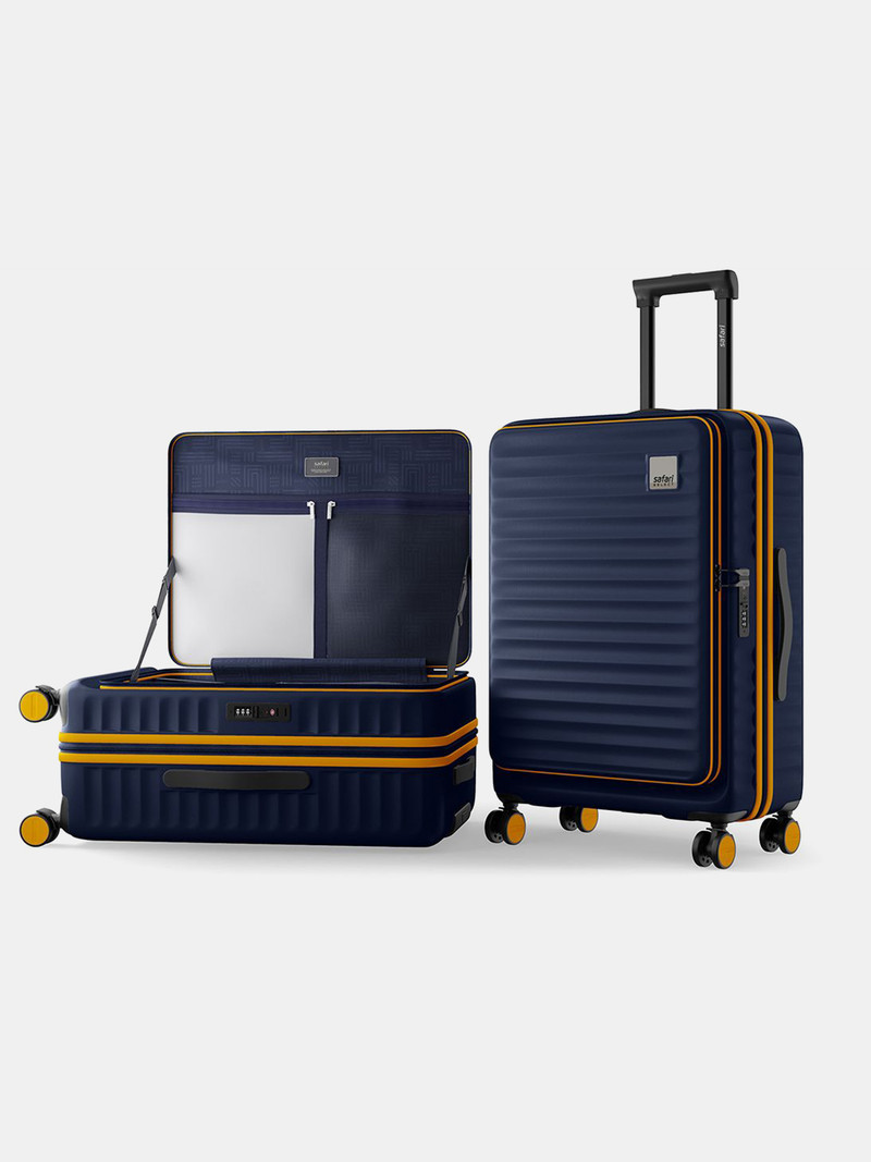 Safari SAFARI Check-in Suitcase (78.5 cm) 8 Wheels - Froniq 79 - Blue