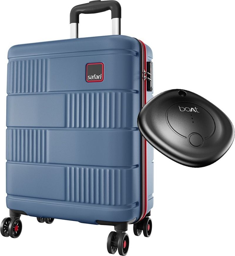 Safari SAFARI Small Cabin Suitcase (56 cm) 8 Wheels - Trackr - Blue