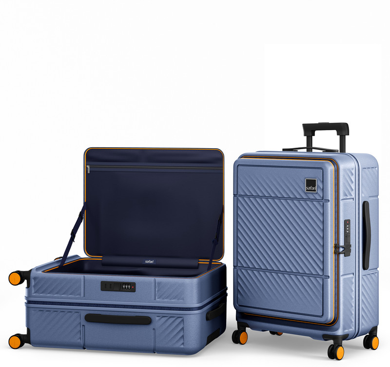 Safari SAFARI Large Check-in Suitcase (79 cm) 8 Wheels - NOX - Blue