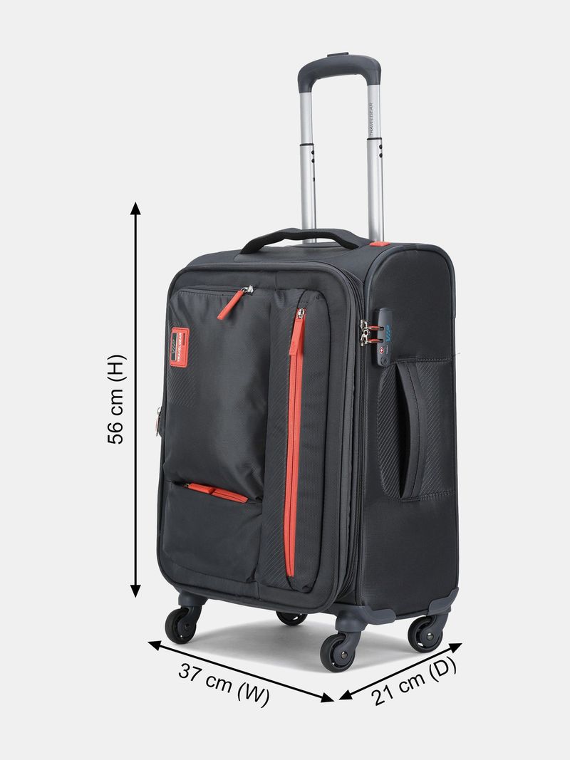 VIP STAX 4W EXP STROLLY 58 GREY 40 cm Suitcase - Image 6