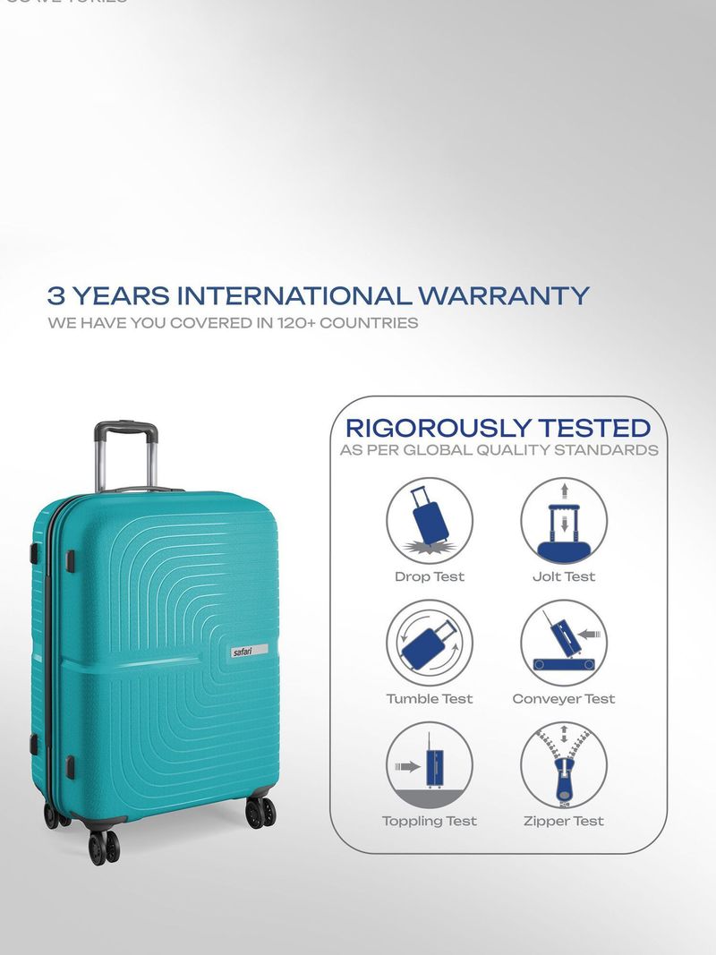 SAFARI Eclipse Neo 75 Large Check-in Suitcase 75cm 8 Wheels Teal - Image 6