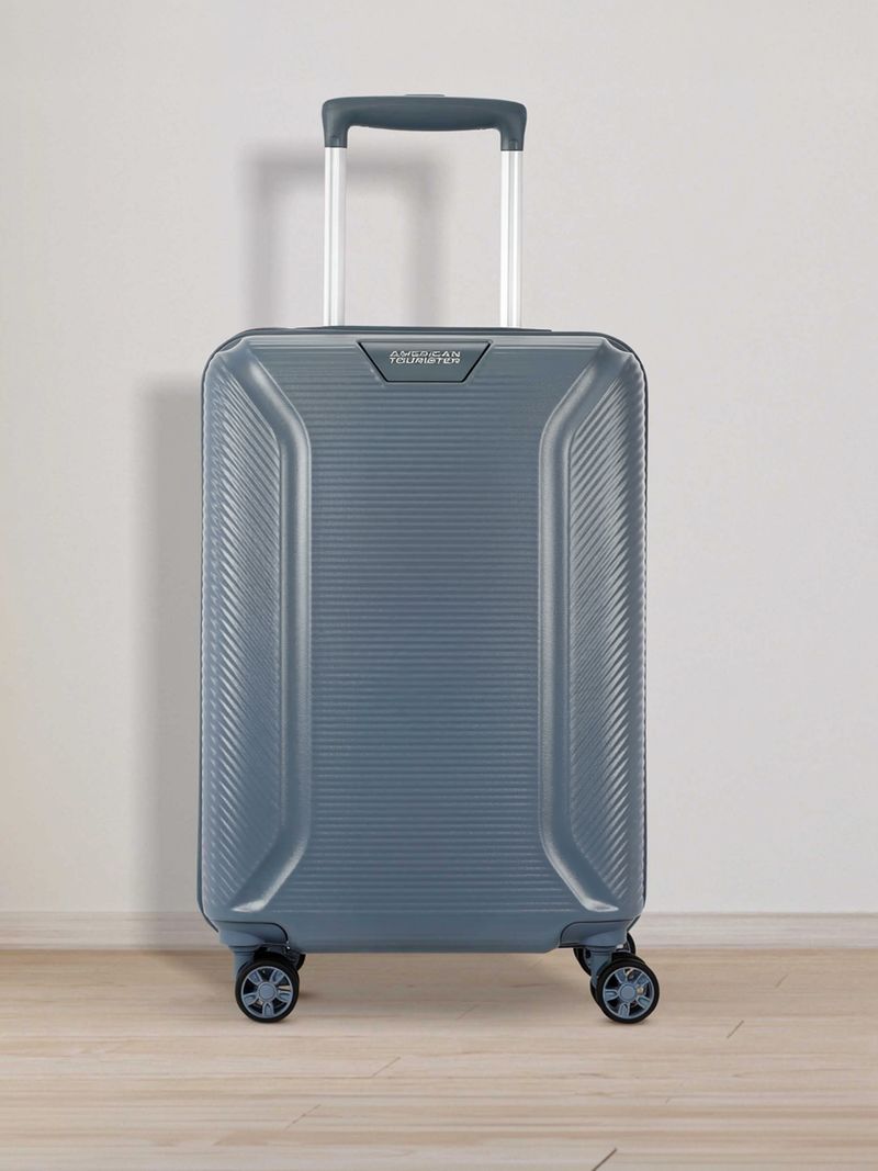 American Tourister AMERICAN TOURISTER Small Cabin Suitcase (55 cm) 8 Wheels - TSA Lock-Robotech - Blue