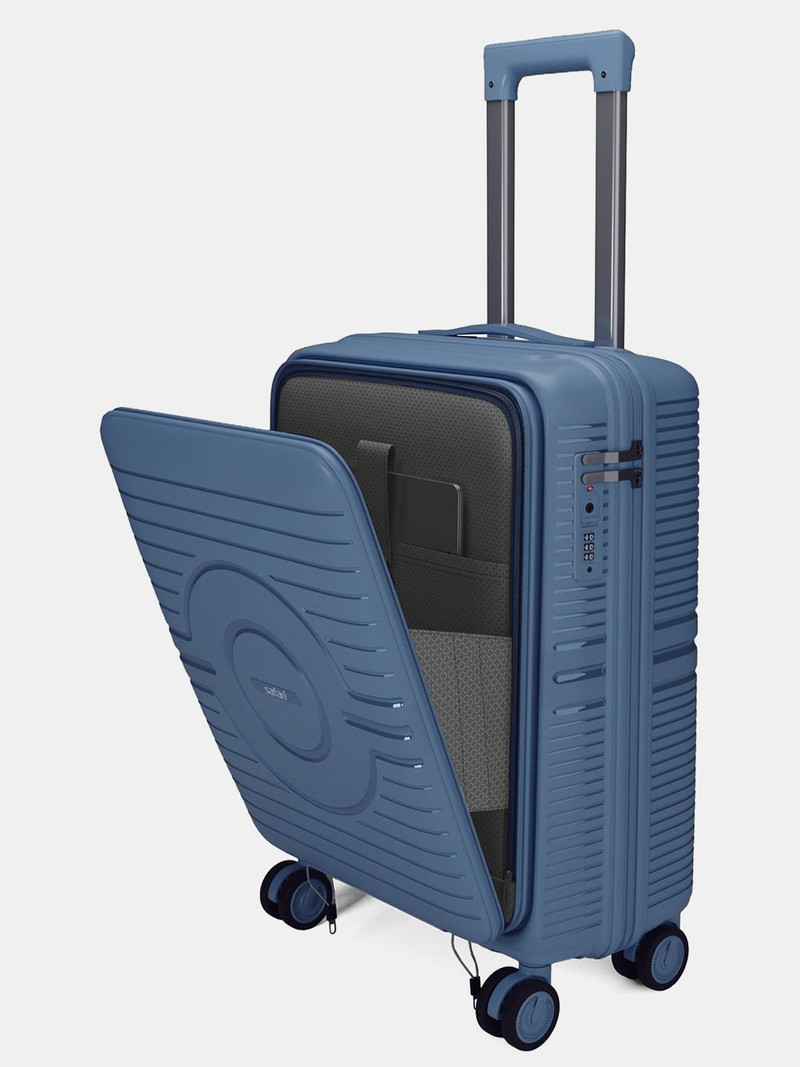 Safari SAFARI Small Cabin Suitcase (57 cm) 8 Wheels - Trident 57 - Blue
