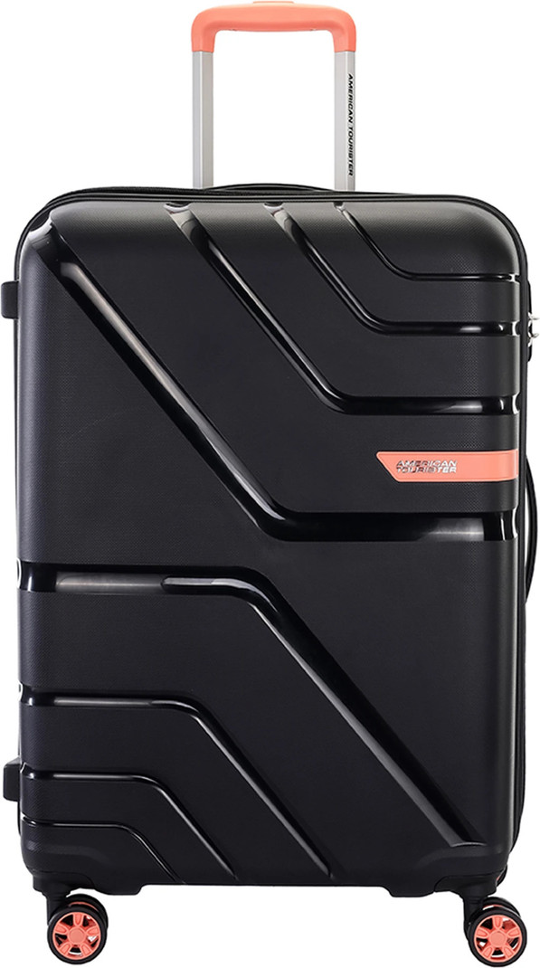 American Tourister AMERICAN TOURISTER Medium Check-in Suitcase (68 cm) 8 Wheels - UPLAND SPORT - Black
