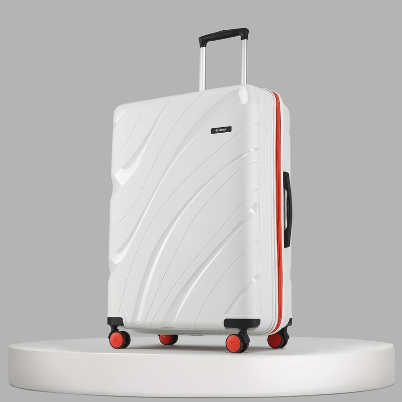HRX HRX Check-in Suitcase (76.5 cm) 8 Wheels - Madrid - Silver