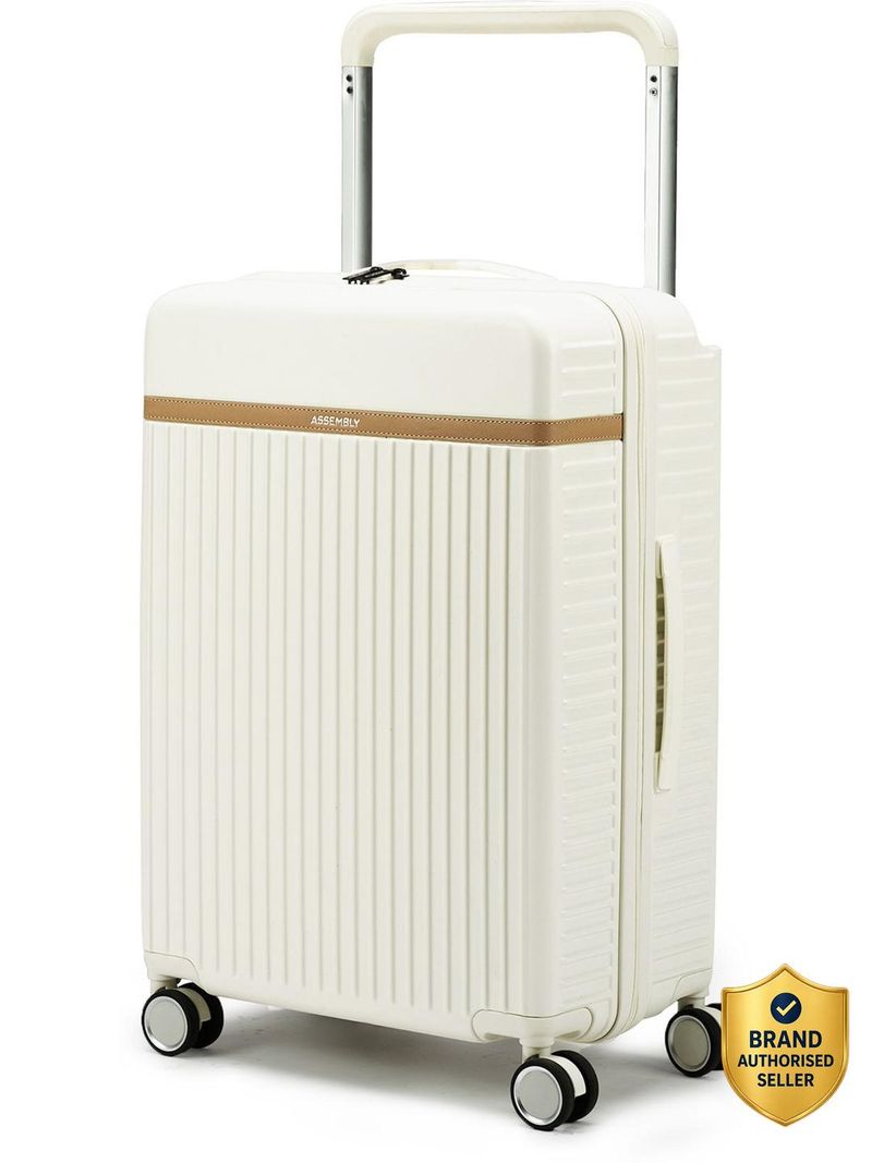 Assembly Medium Check-in Suitcase 8 Wheels 65L White - Image 2