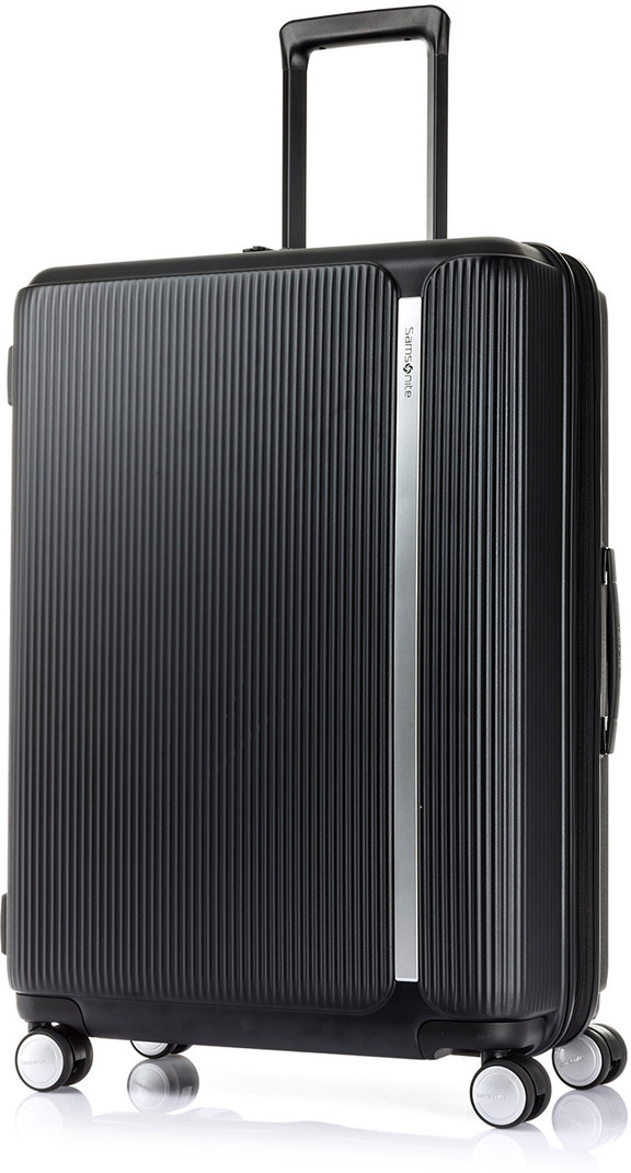Samsonite SAMSONITE Medium Check-in Suitcase (69 cm) 8 Wheels - 69 Cms Polycarbonate Hardsided Medium Check-In Trolley Bag - Black