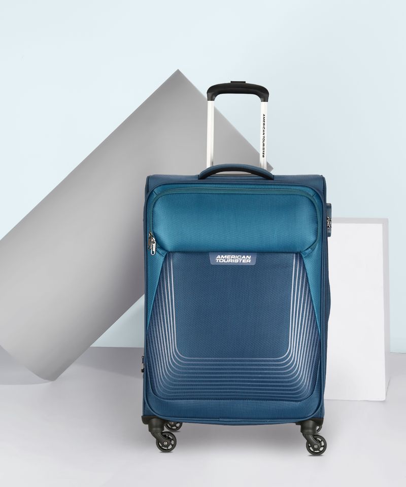 American Tourister AMERICAN TOURISTER Large Check-in Suitcase (81 cm) 4 Wheels - AMT SOUTHSIDE LITE sp 81 MD.BLU - Blue