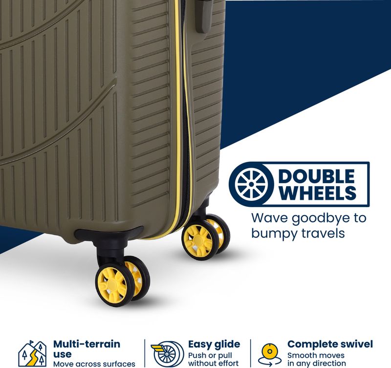 Kamiliant by American Tourister Hard Body 2 Luggage 8 Wheels - Green - Image 4