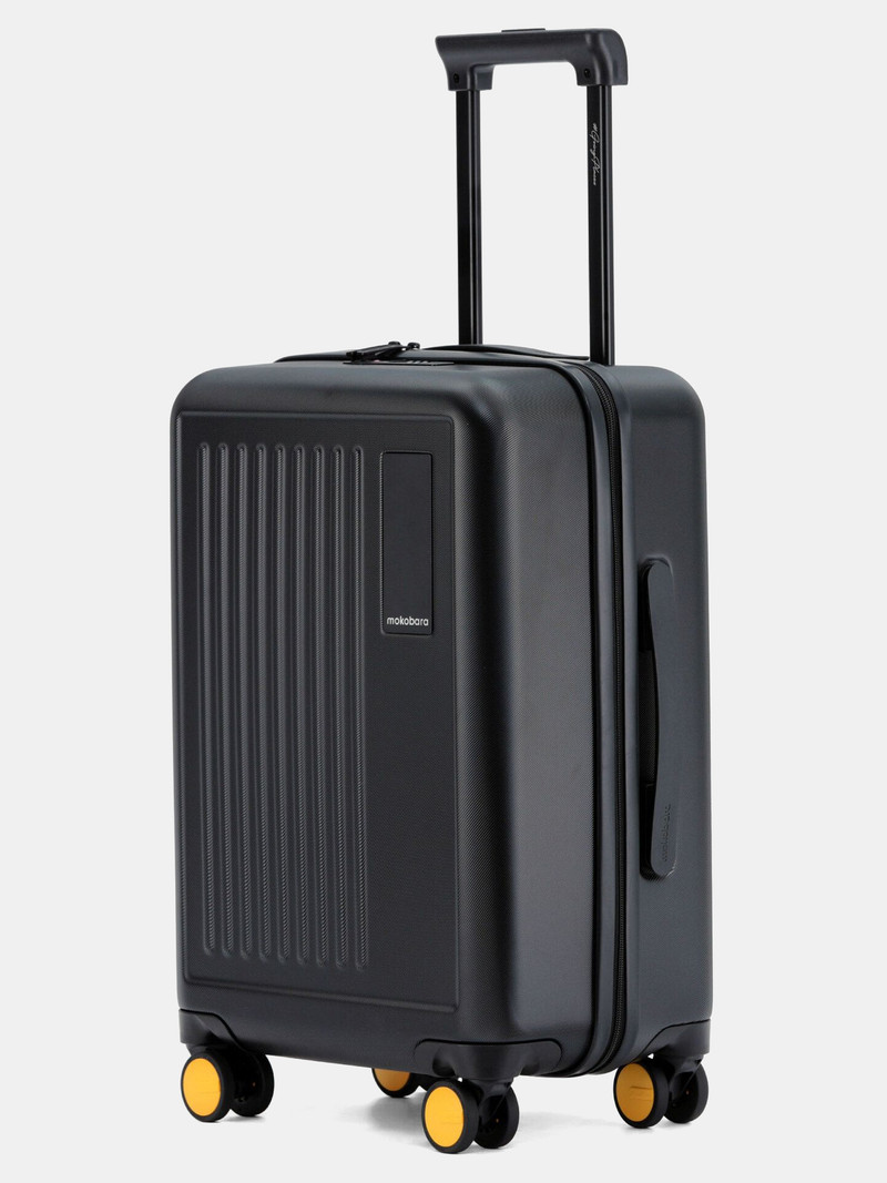 Mokobara Mokobara Small Cabin Suitcase (54 cm) 8 Wheels - The Transit Cabin 2.0 - Black, Gold