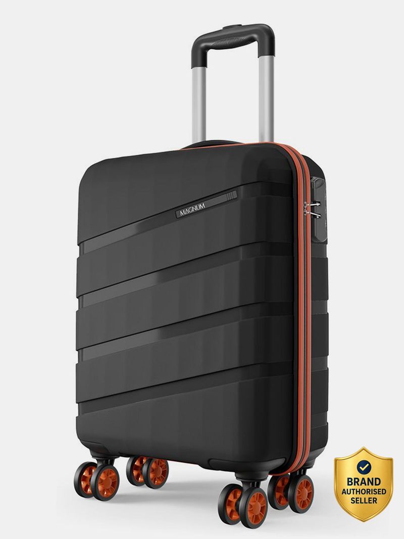 Magnum by Safari Small Cabin Suitcase (55 cm) 8 Wheels - Magnum Evolix 55 - Black