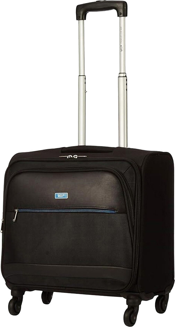 VIP VIP Small Overnighter & Briefcase (46 cm) 4 Wheels - BETA 46CM POLYESTER 4W BLACK BUSINESS - Black