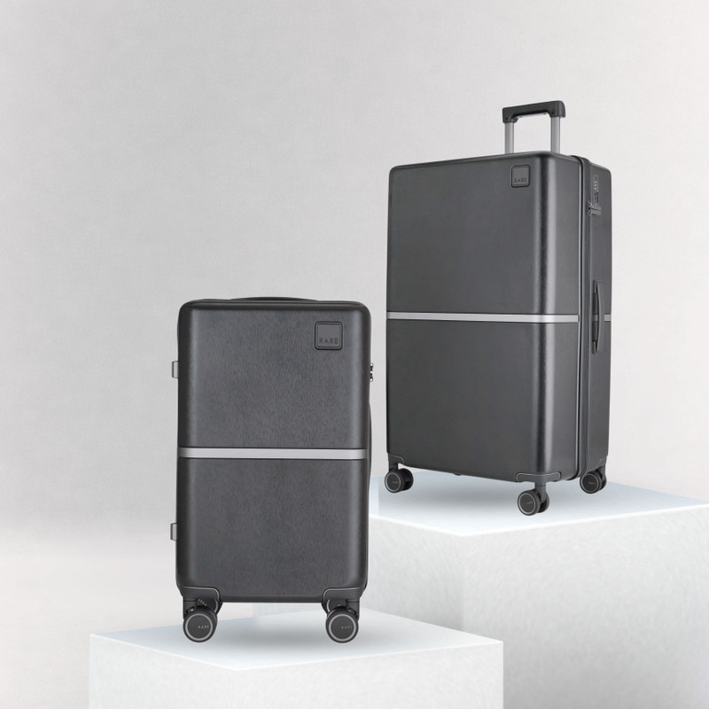 Rare Rabbit Rare Rabbit Hard Body Set of 2 Luggage 8 Wheels - Tony - Grey